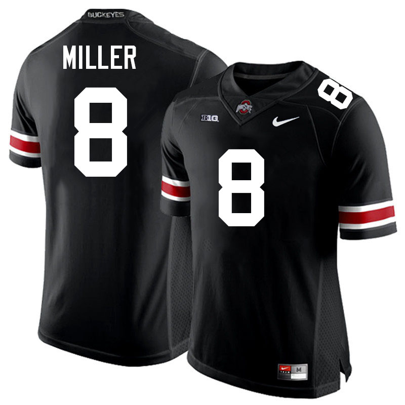 Bodpegn Miller Ohio State Buckeyes Jersey College Football Uniforms-Black